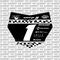 Finish Line Number Plate Decal