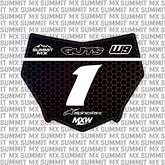 Hex Number Plate Decal