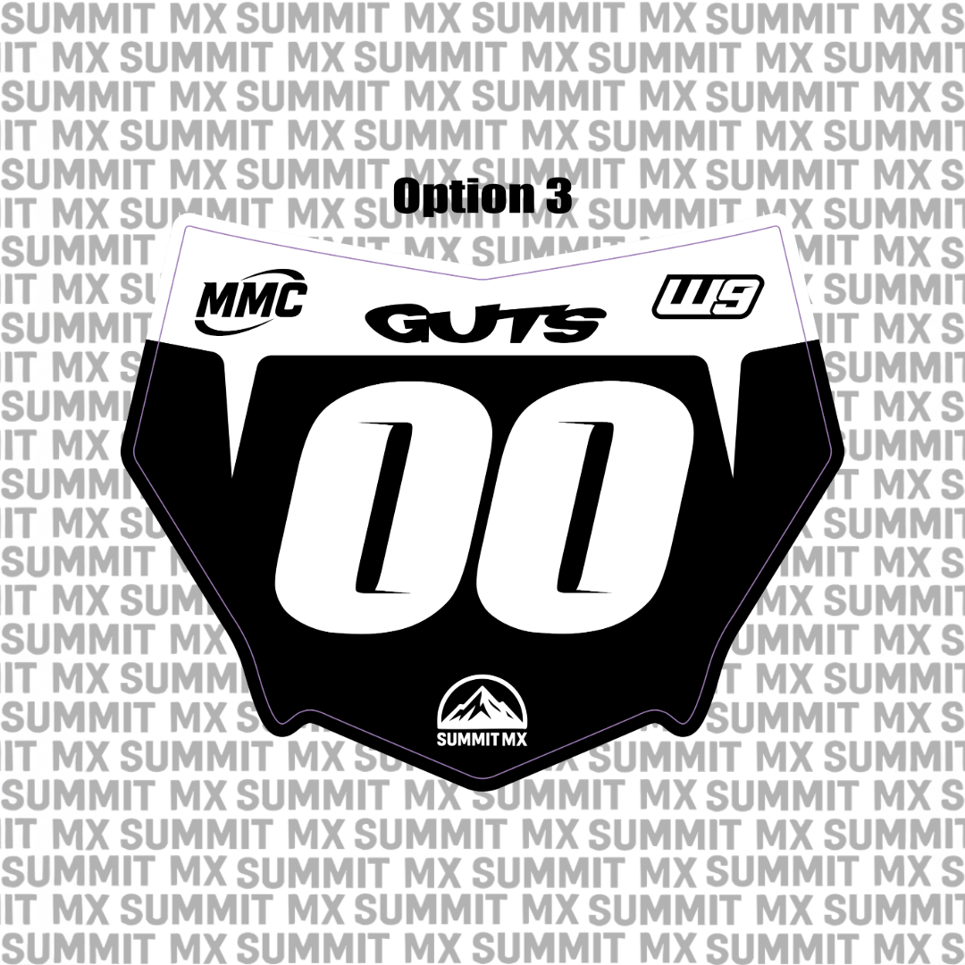 Motocutz Number Plate Decal