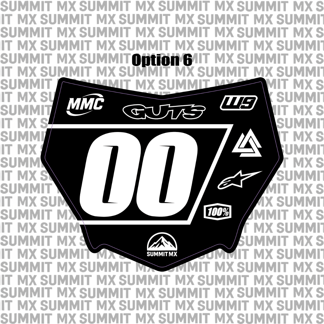 Motocutz Number Plate Decal