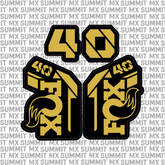 Fox 40 Fork Tube Decal