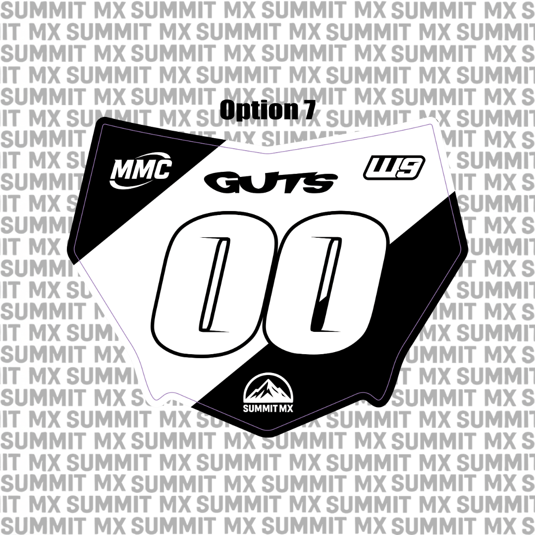 Motocutz Number Plate Decal