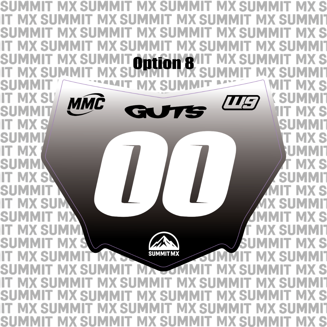 Motocutz Number Plate Decal