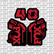 Fox 40 Fork Tube Decal