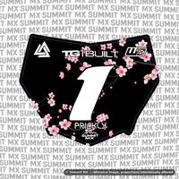 Cherry Blossom Number Plate Decal