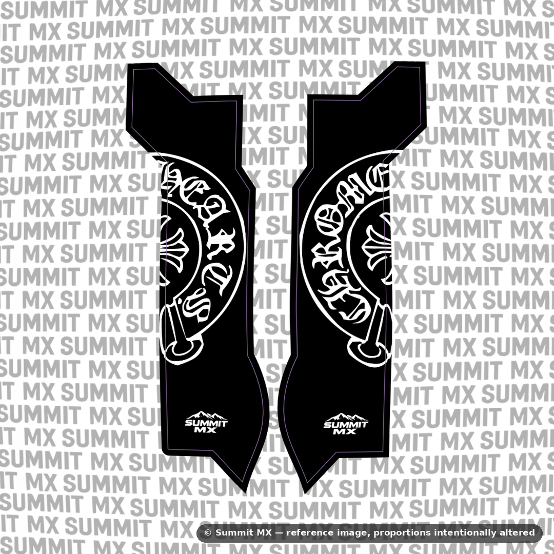 Chrome Hearts Fork Guard Decals