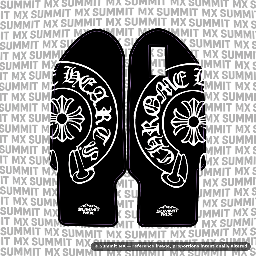 Chrome Hearts Fork Guard Decals