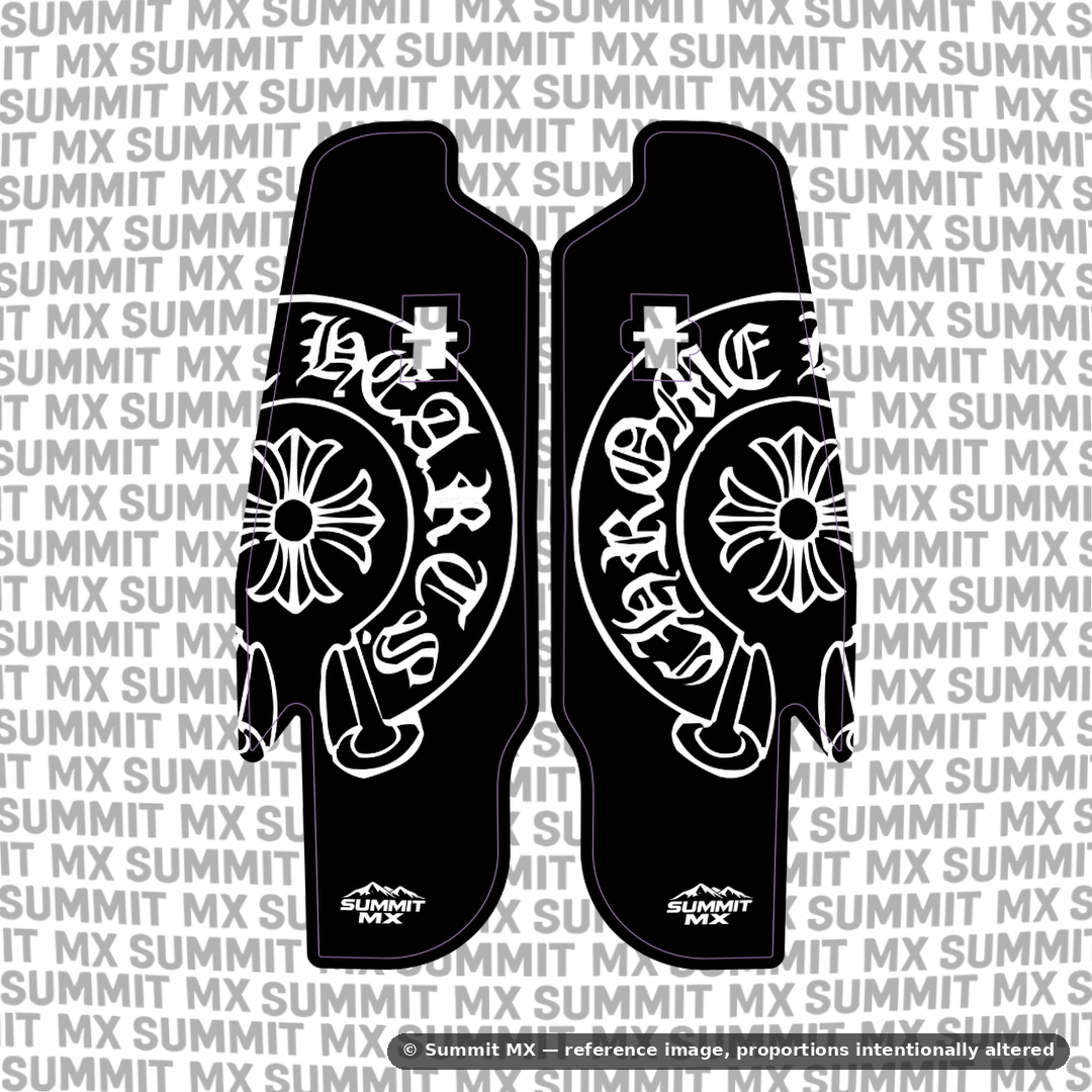 Chrome Hearts Fork Guard Decals
