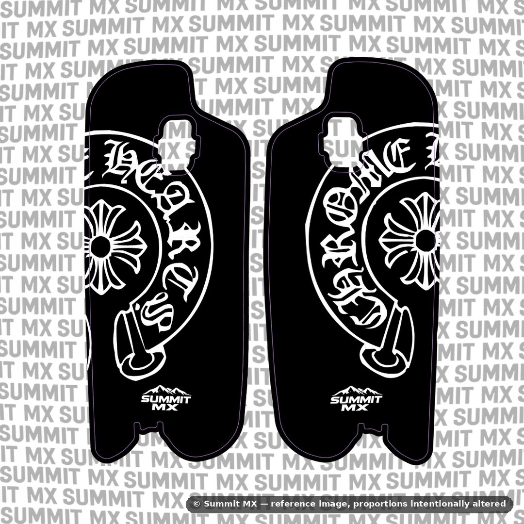 Chrome Hearts Fork Guard Decals