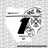 Chrome Hearts Number Plate Decal (Inverted)