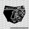 Chrome Hearts Number Plate Decal