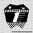 Finish Line Number Plate Decal