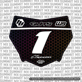 Hex Number Plate Decal