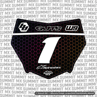 Hex Number Plate Decal