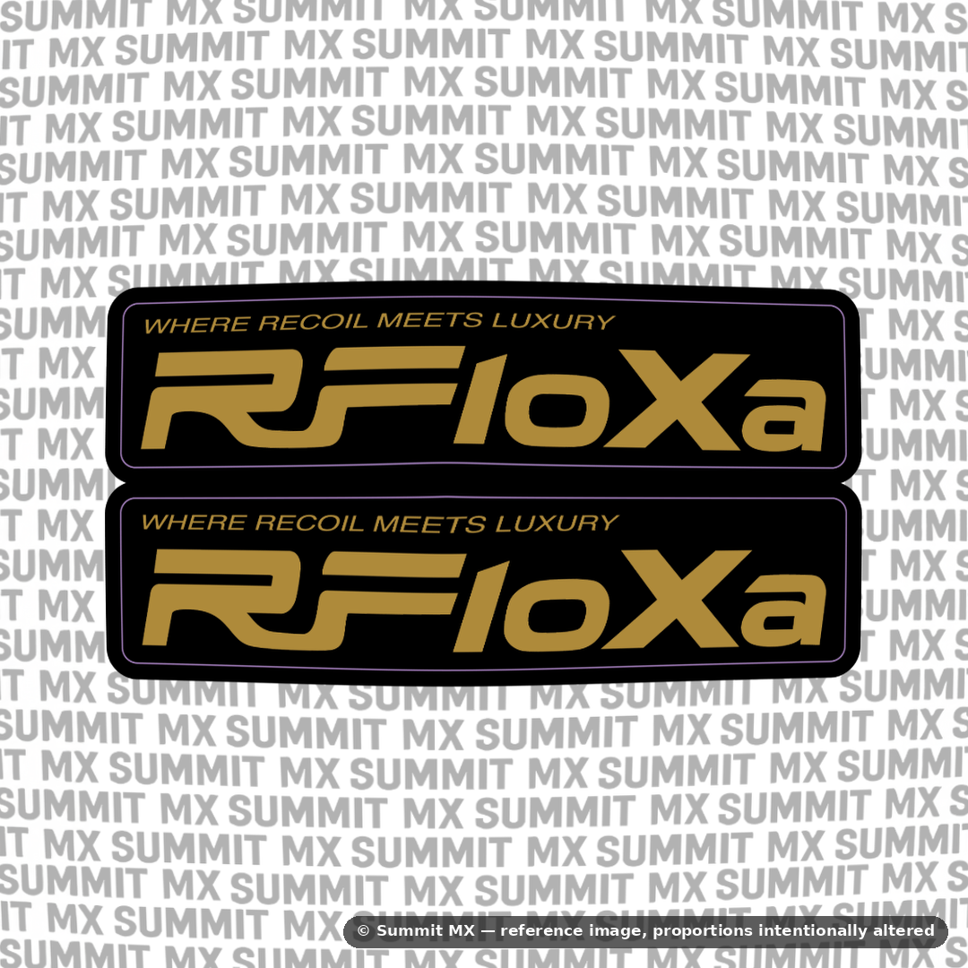 RFloXa "Where Recoil Meets Luxury" Fork Tube Decal