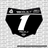 Ridgeline Number Plate Decal