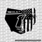 Stars & Stripes Number Plate Decal