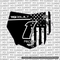 Stars & Stripes Number Plate Decal
