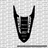 Surron Light Bee Extended Rear Fender Decal