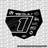 Switchback Number Plate Decal