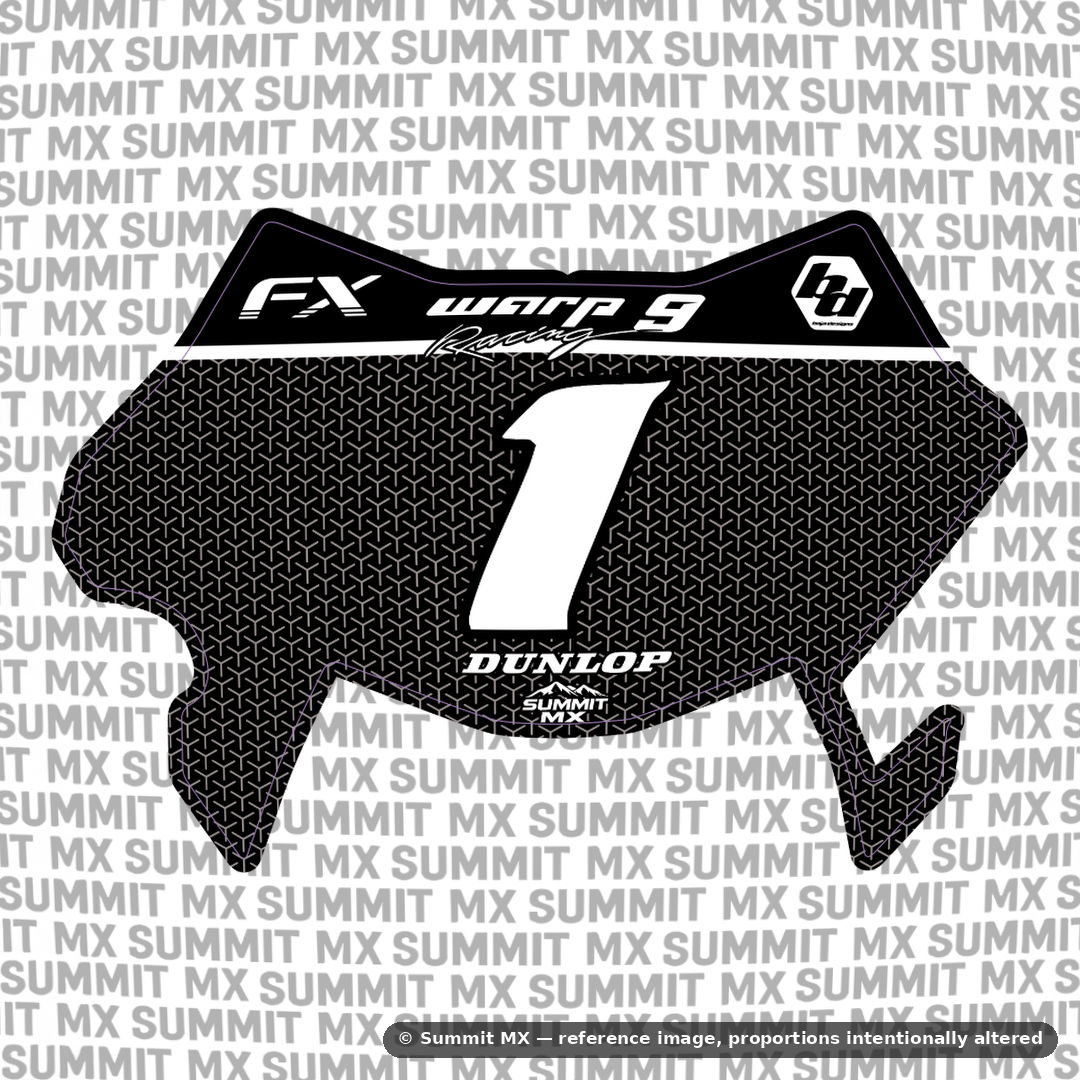 Vertex Number Plate Decal